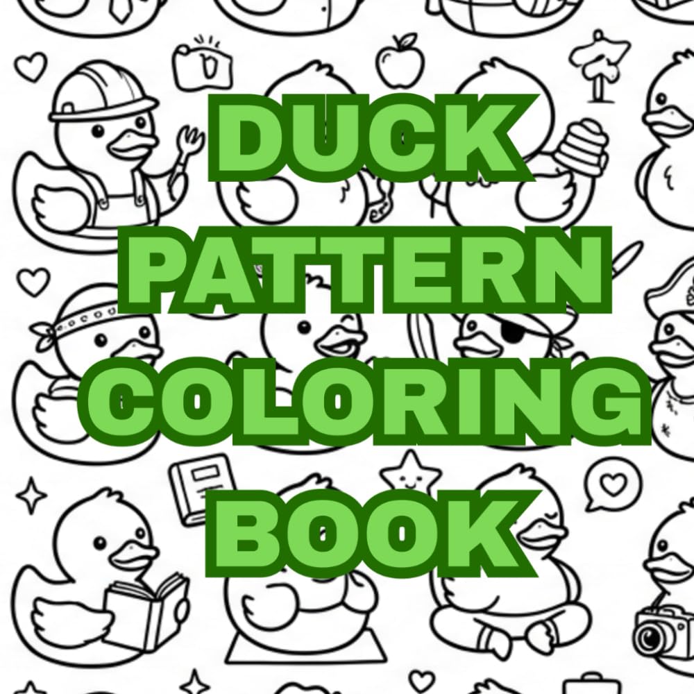 DUCK PATTERN COLORING BOOK (LUCY COLORING BOOK SERIES)