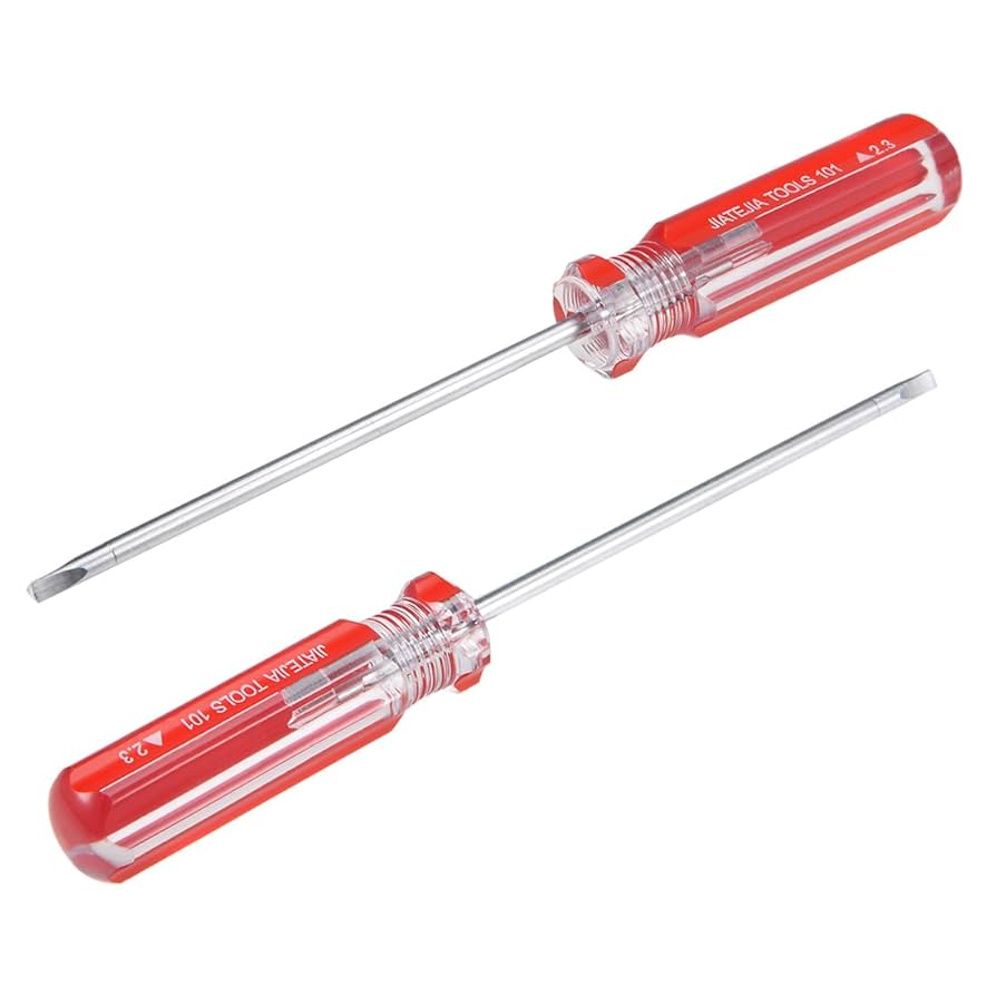 uxcell 2Pcs Magnetic 2.3mm Triangle Screwdriver with 3 Inch