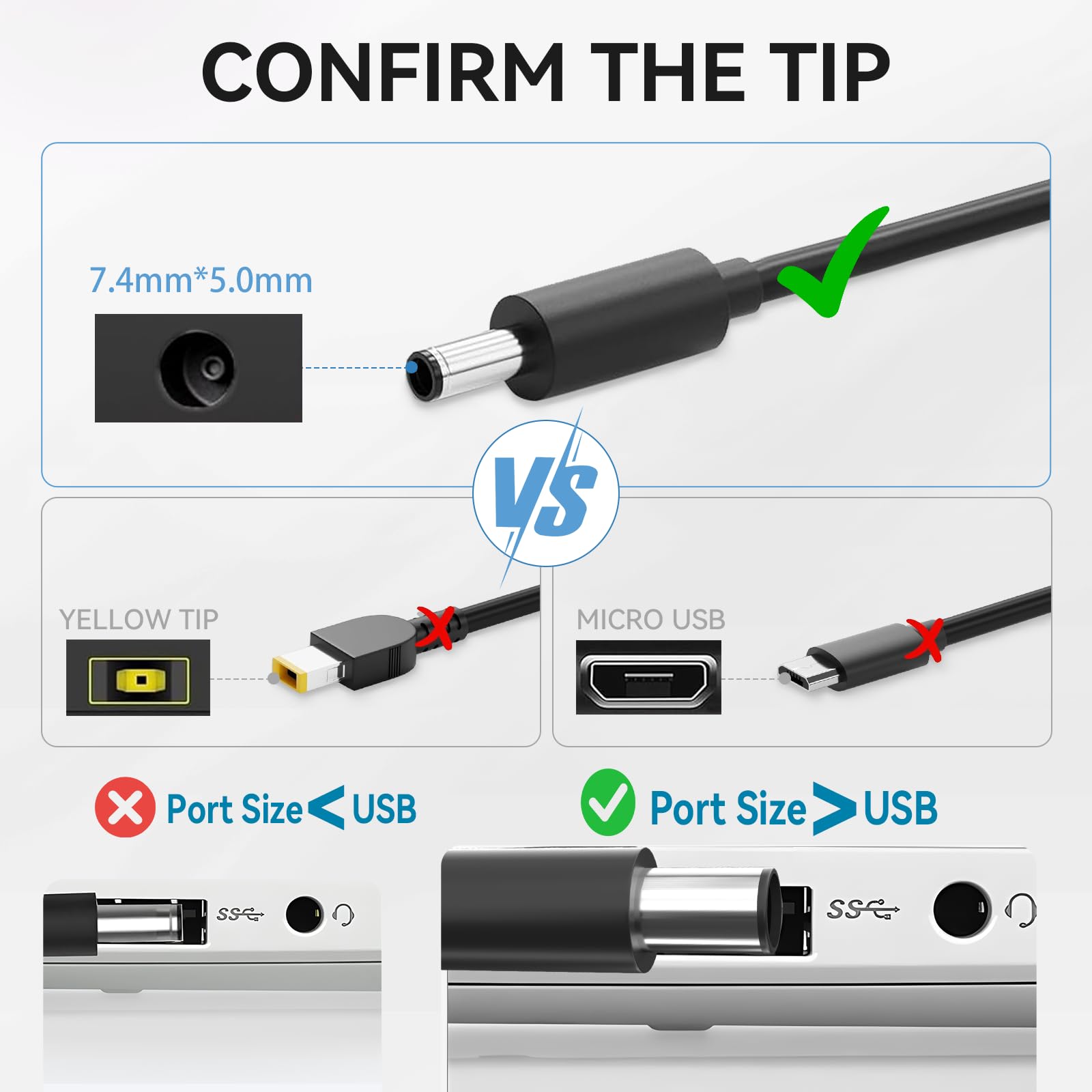 PKPOWER AC Adapter For HP 20-C425Z 20-C434 20-C435Z All-in-One Desktop PC Power Cord - Foto 3