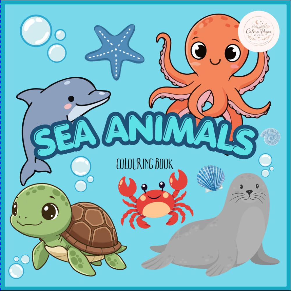 Sea Animals colouring book (Animal Adventures)
