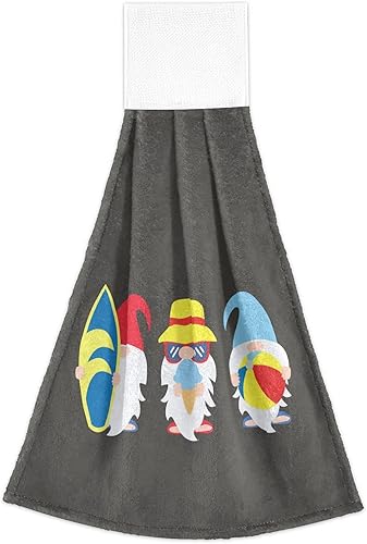 Miniatura 2 de OTVEE - Toalla de cocina para colgar 2 piezas, diseño de gnomos de verano