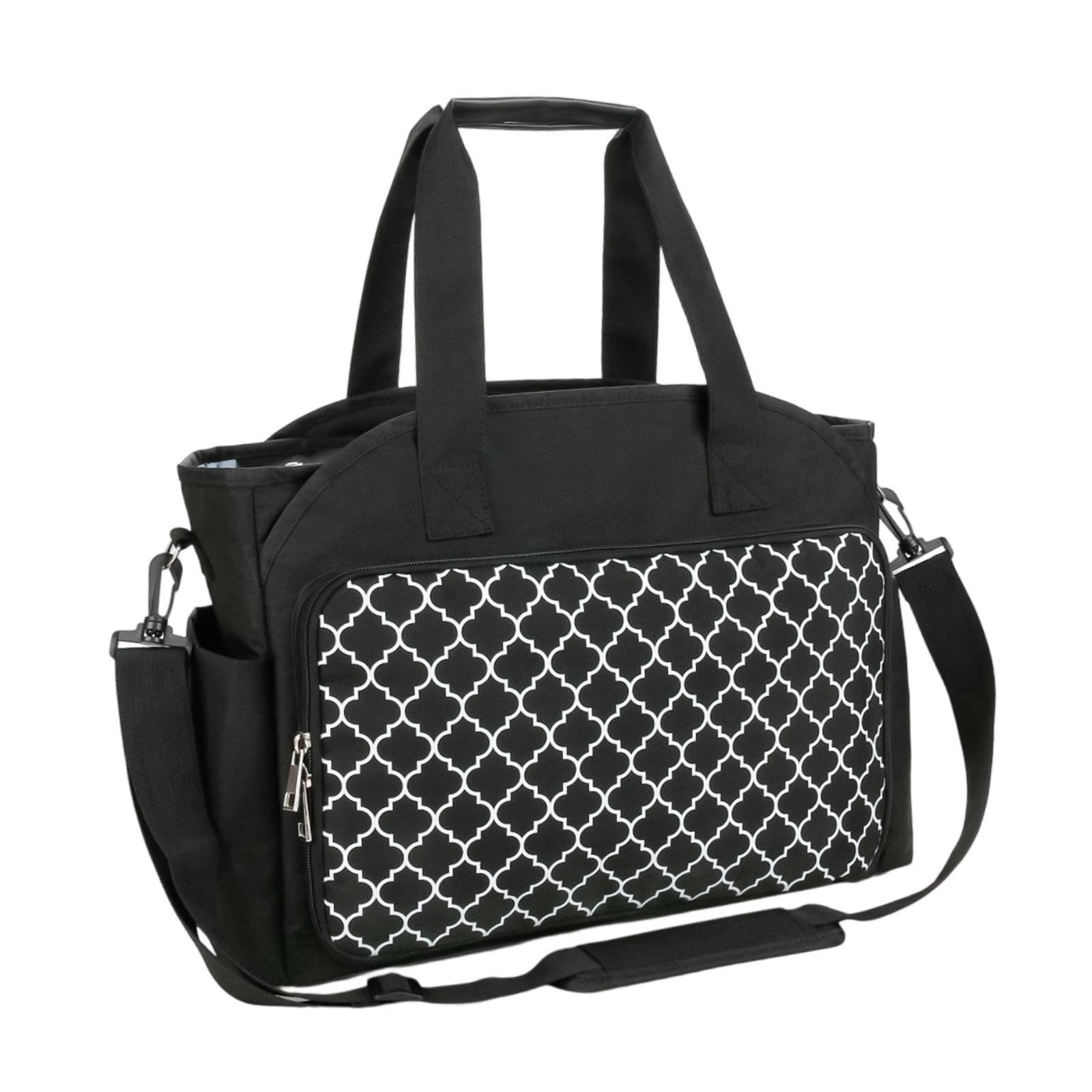 Bolsa Organizadora, Estuche para Agujas de, Gran Capacidad, Ligera, de Tela Oxford, Ideal para Aficionados Al Bricolaje Que Están Si, Negro, Individual
