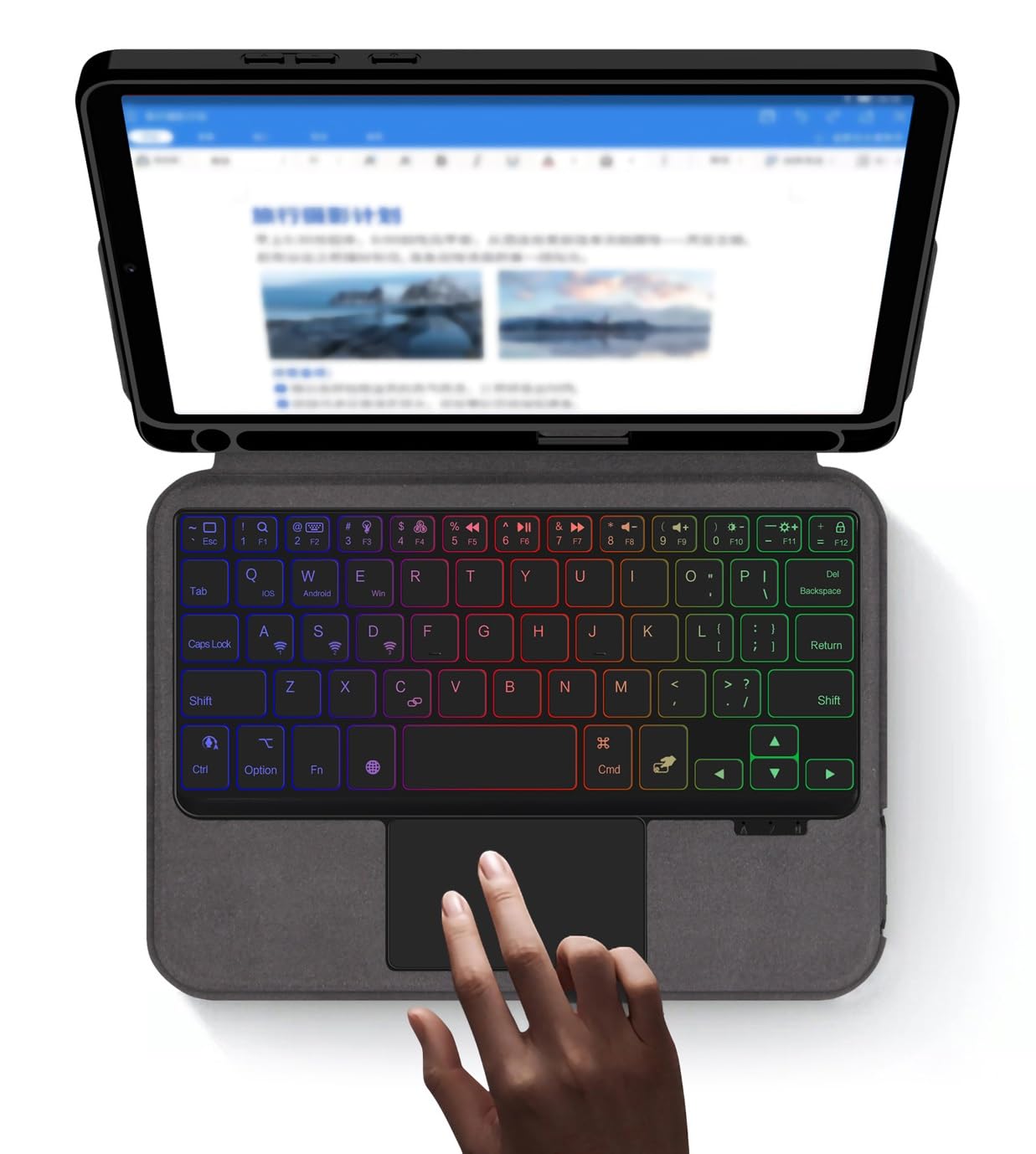 Amazon | Disonbeir Xiaomi Redmi Pad SE 8.7インチ用の キーボード