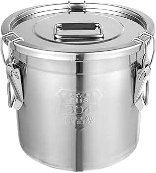 Amazon.com: DYNAMI 304 Stainless Steel Airtight Canister for