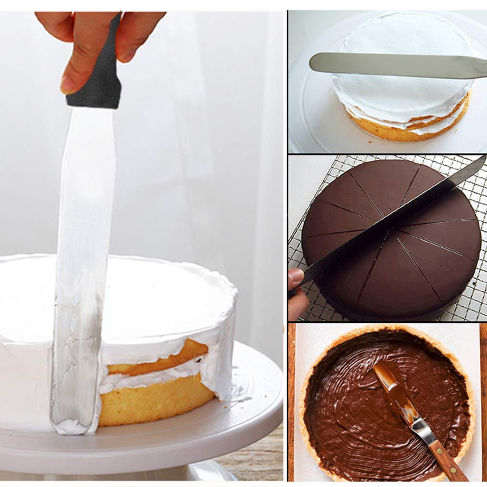 Juego de moldes para tartas de acero de alto carbono, antiadherentes y a prueba de fugas, con clips de liberación rápida y parte inferior extraíble