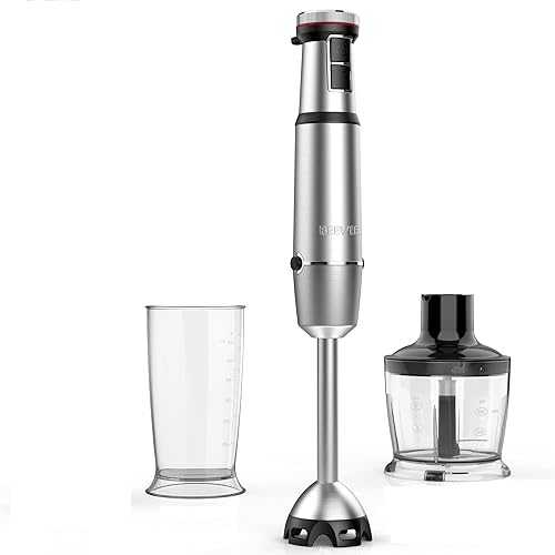 Batidora de mano de inmersión batidora de mano de 800 vatios resistente a los arañazos batidora de acero inoxidable de 21 velocidades batidora de