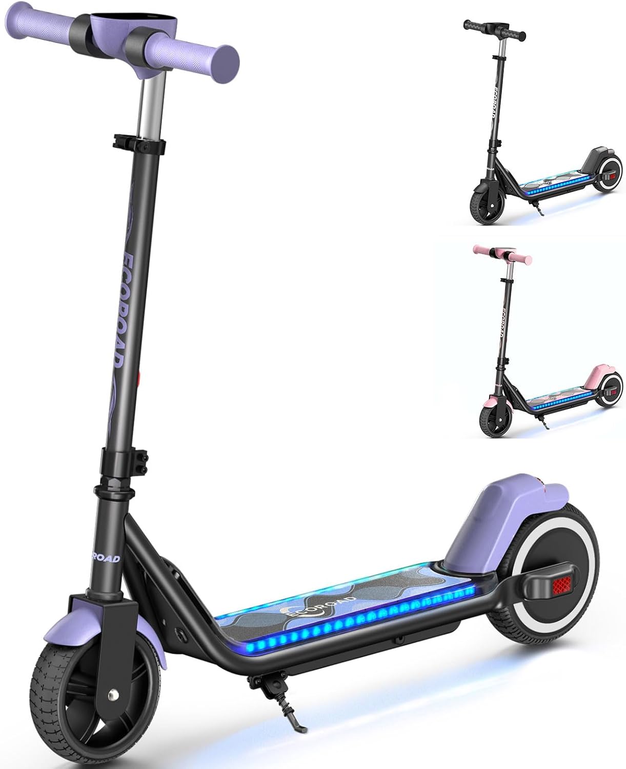 EK6 Kids Electric Scooter for 6-12, 3/6/10mph Speeds for Ultimate Comfort, Adjustable Height Electric Scooter, 150W & Dual Brake Safety, for Growing Adventurers(Rider:3.9-5.2 ft) product image