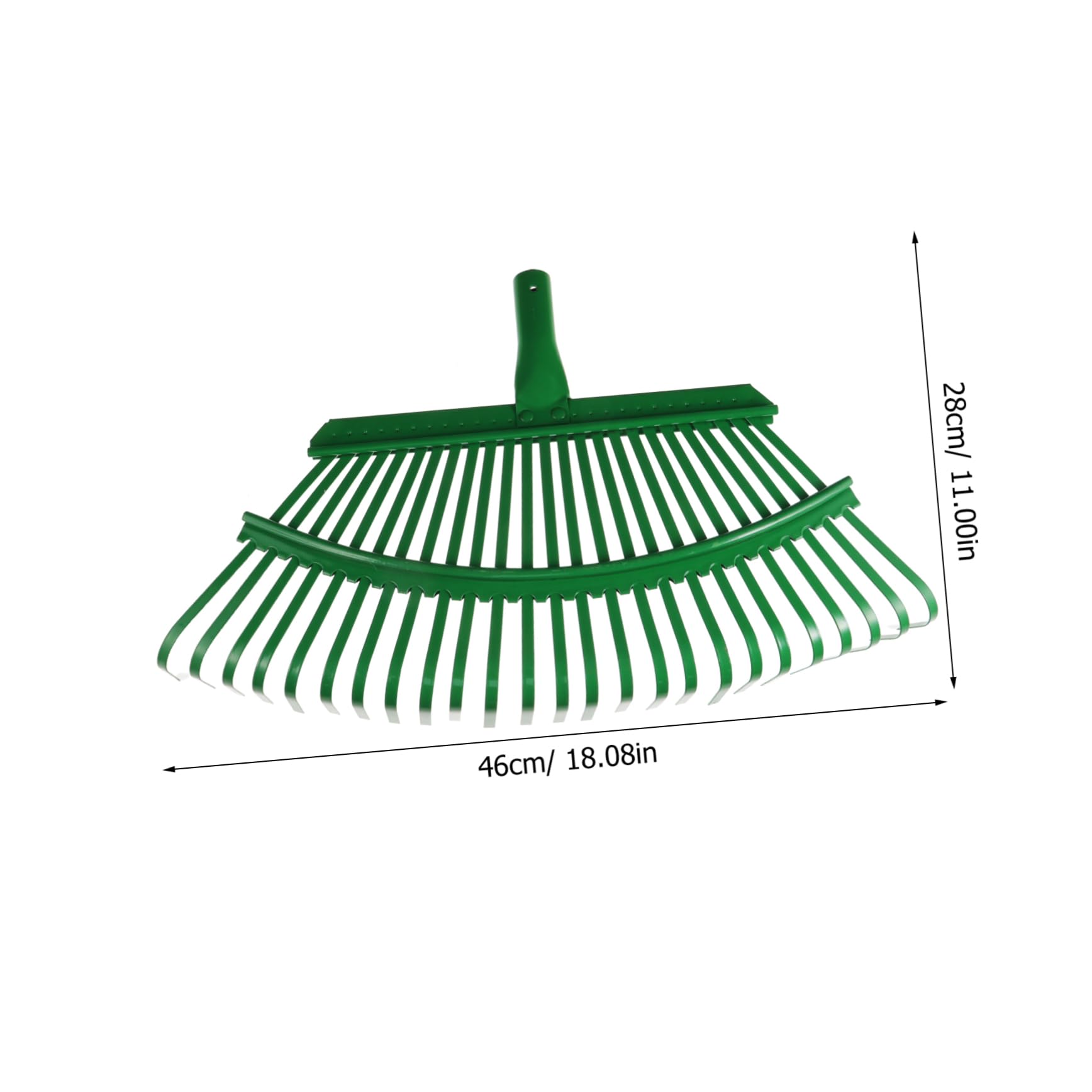 TOYANDONA Rastrillo de Jardín Portátil Rastrillo para Escombros Herramienta de Jardinería Resistente y Ligera para Césped y Arbustos