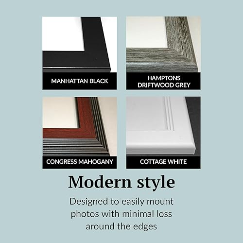 Miniatura 3 de Marcos Creative Letter Art para fotografías en forma de collage abierto de 4 x 6 con vidrio reforzado y marco de madera de 1 12, fotografía