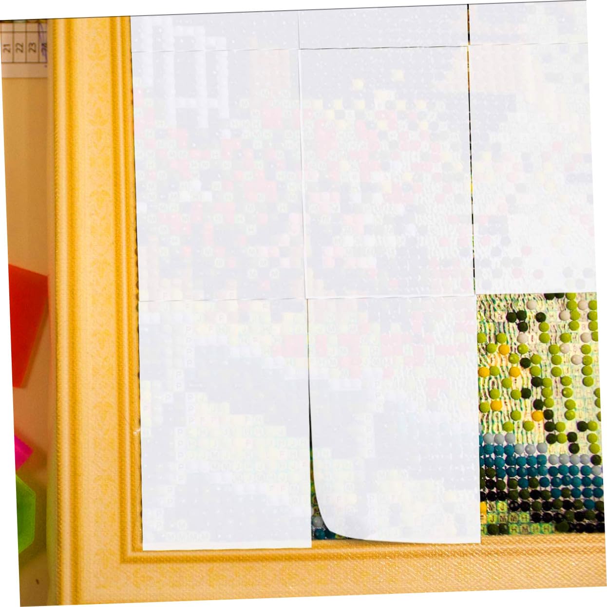 UTHCLO 100 Blatt Trennpapier Doppelseitig Weißes Anti haft Isolation Papier für Handarbeit Scrapbooking Bürobedarf