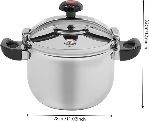 Miniatura 4 de 11.62 Qt Stainless Steel Pressure Cooker, Pressure Canner with Triple-Layer Steel Body, One-Hand Opening Design, Pressure Stewing Pot wAutomatic