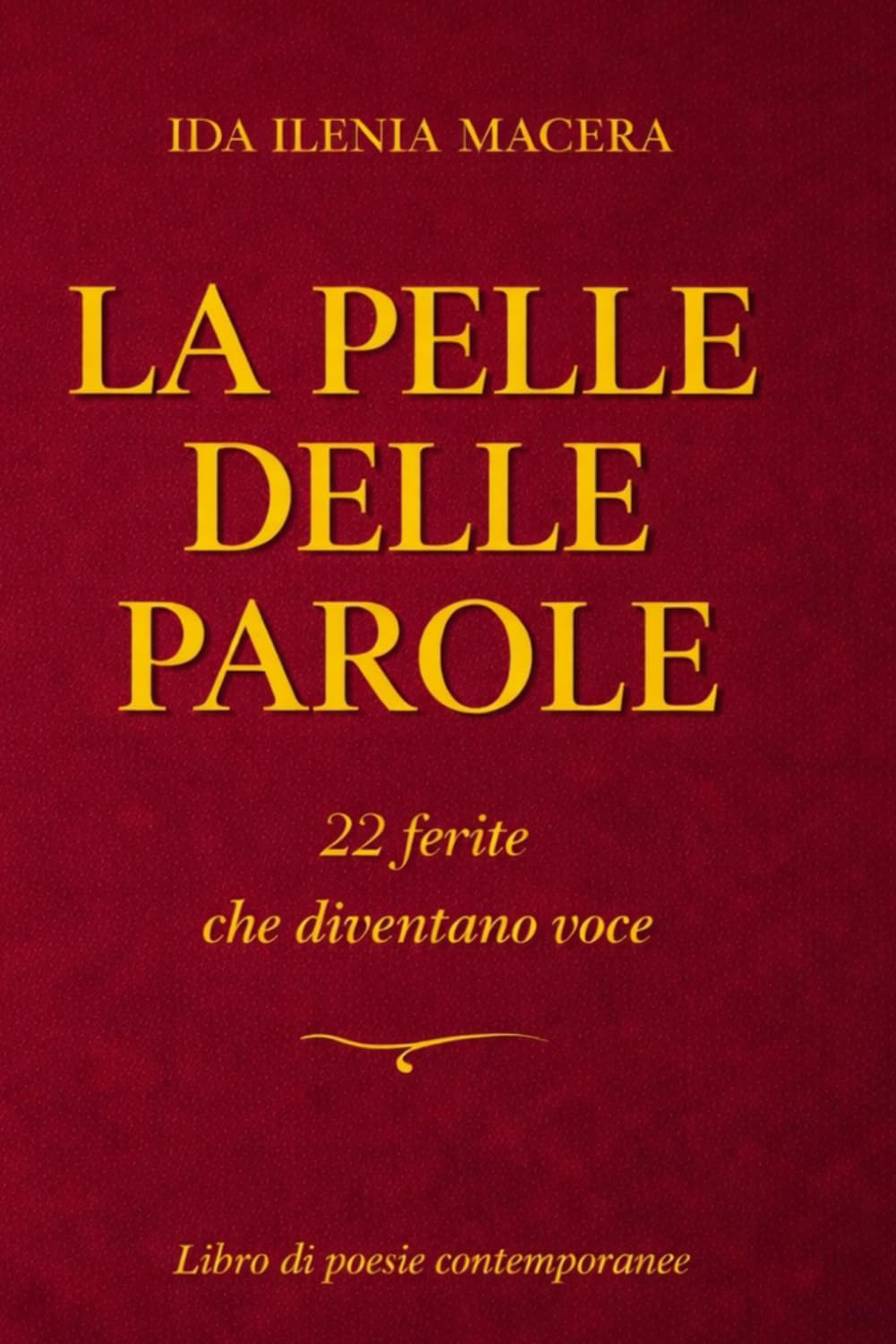 La pelle delle parole.: “22 ferite che diventano voce” . Libro di poesie contemporanee.