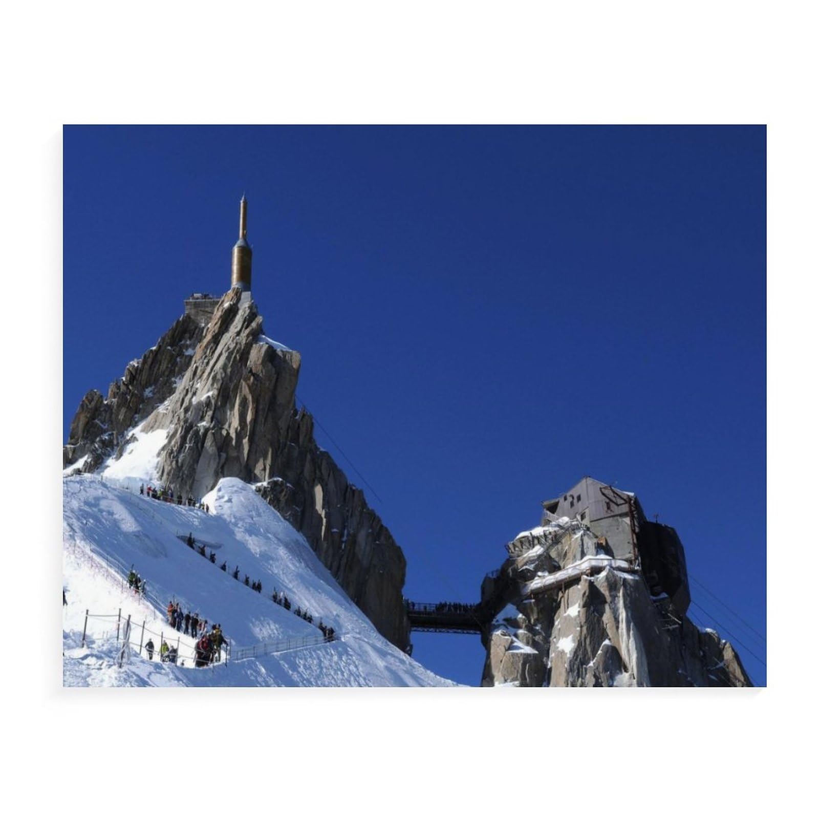 adults kids puzzles jigsaw 1000 pieces jigsaw,Aiguille du Midi Chamonix,education toys game family decoration(50x70cm）-65