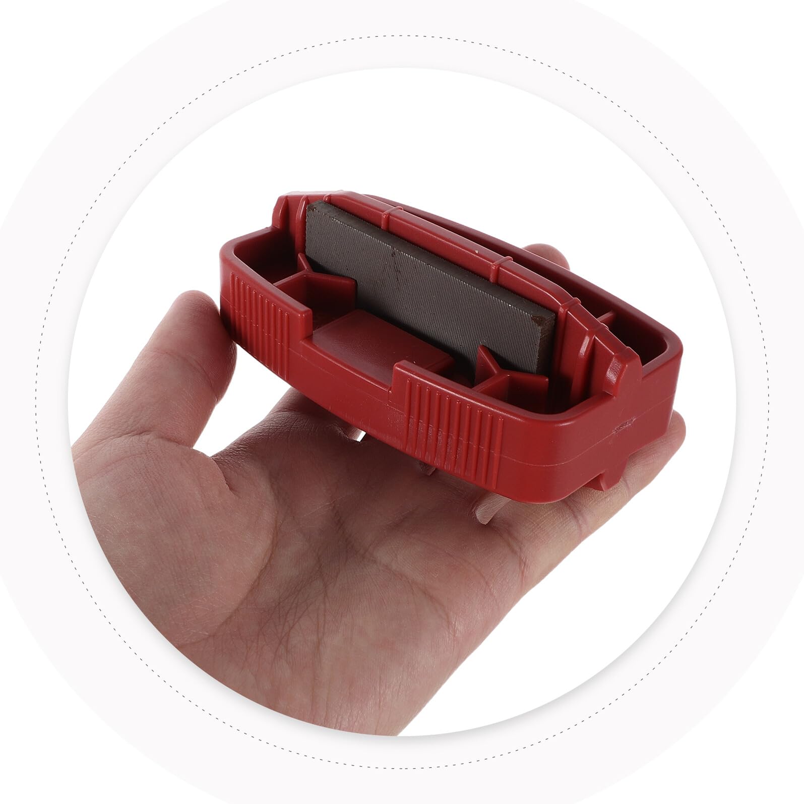 BESTonZON Outil D'Inclinaison pour Skis Et Snowboards Biseau Latéral Guide De Affûteur De Règle De Positionnement Affûteur De Rouge