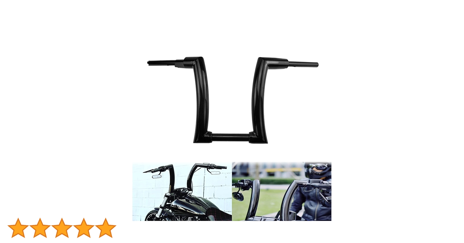 Amazon | HCmotorku オートバイハンドルバー14インチライズ