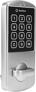 Hilitand Smart Keyless Entry Door Lock, Touchscreen Keypad Deadbolt Lock, Passcode Code Front Door Lock for Home Office(Vertical Type with Heaven and Earth Bolt), Smart Doorbell and Lock