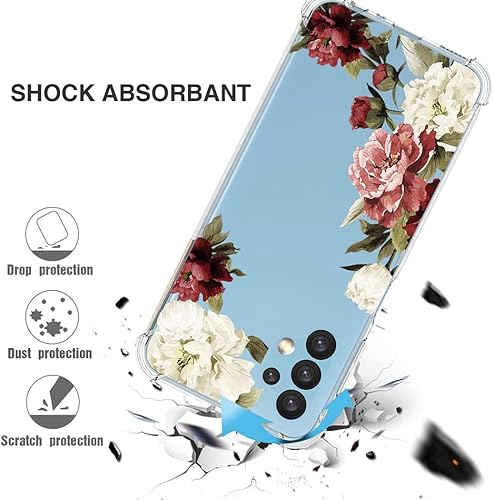 Miniatura 7 de Funda para Galaxy A13 4GA13 LTE 4G (no A13 5G) SM-A135F Funda transparente para niñas y mujeres, TPU suave a prueba de golpes, funda protectora