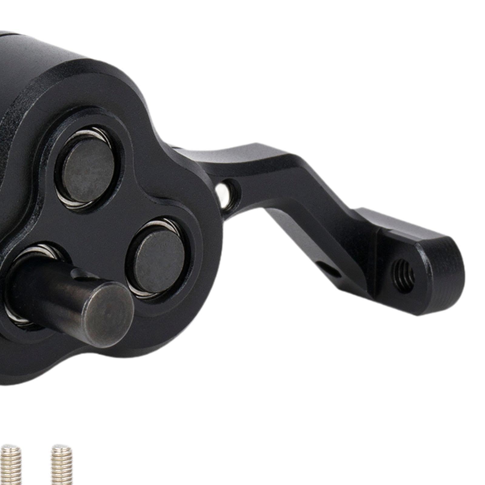 Colcolo Caja de Transferencia RC 1:10, cojinete de Soporte Ajustable, Caja de Cambios de transmisión, Repuesto para Modelo de Coche y camión RC, Accesorio de, Negro