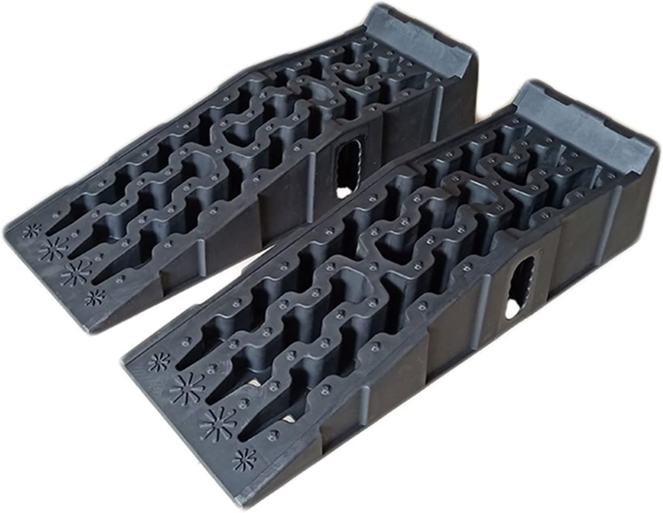 OMAC Rampa de nivelación y elevación de ruedas 11000lbs x 2 piezas