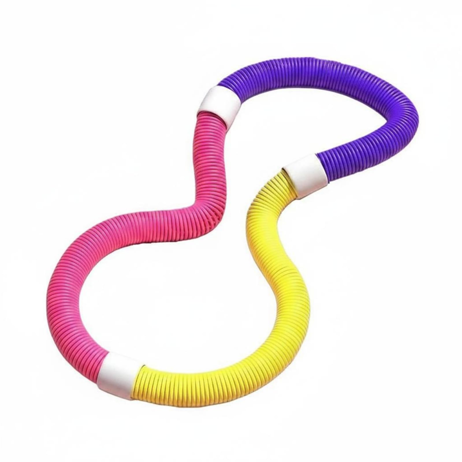 Soft Weighted Exercise Hoop Slimming Weighted Exercise Hoop Waist-Friendly for Beginners, Pink Purple Yellow, 1.2KG-picture-19