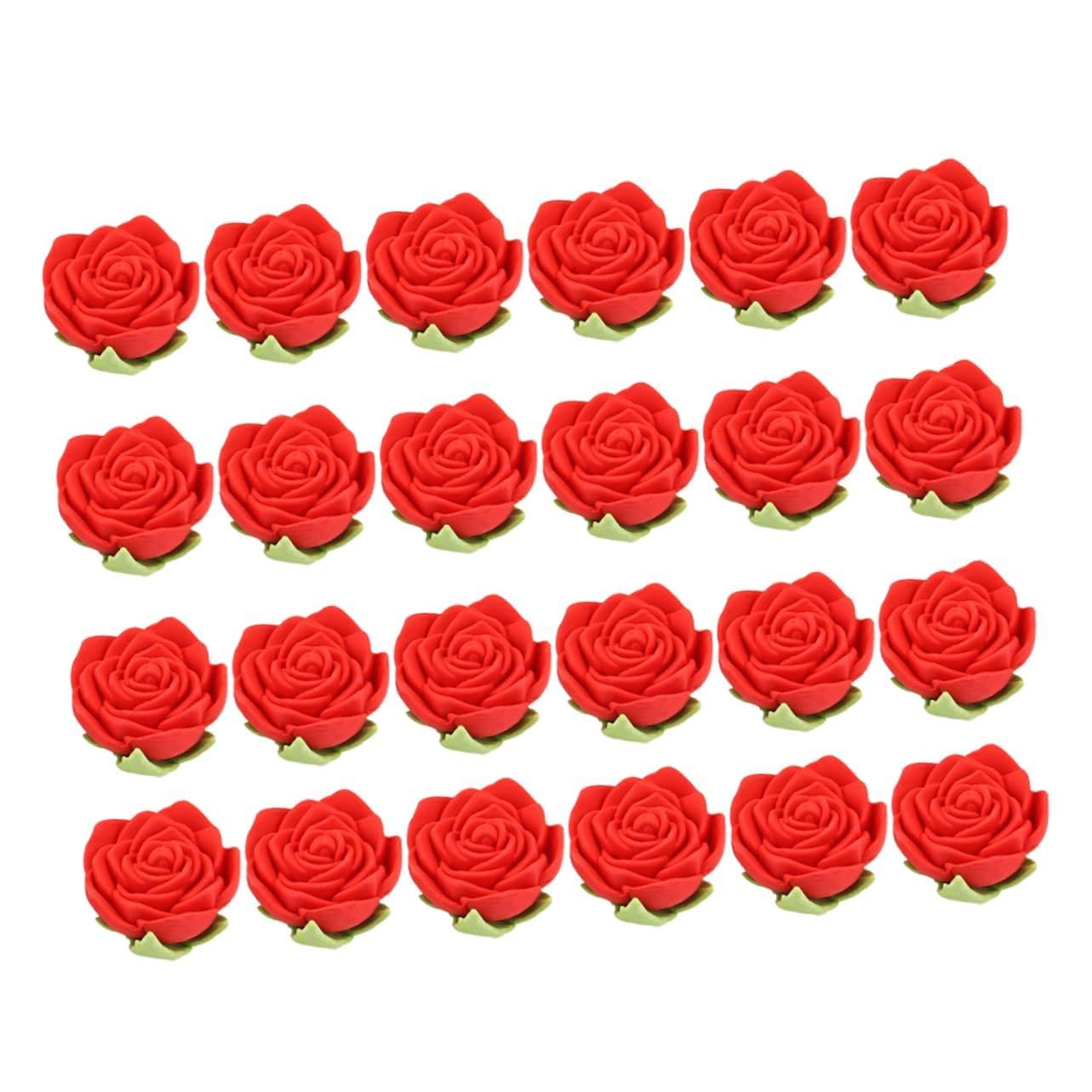 SHINEOFI 24pezzi Forma Rosa Gomme Per Cancelleria Colorata Per Matite Per Cancelleria Creativa