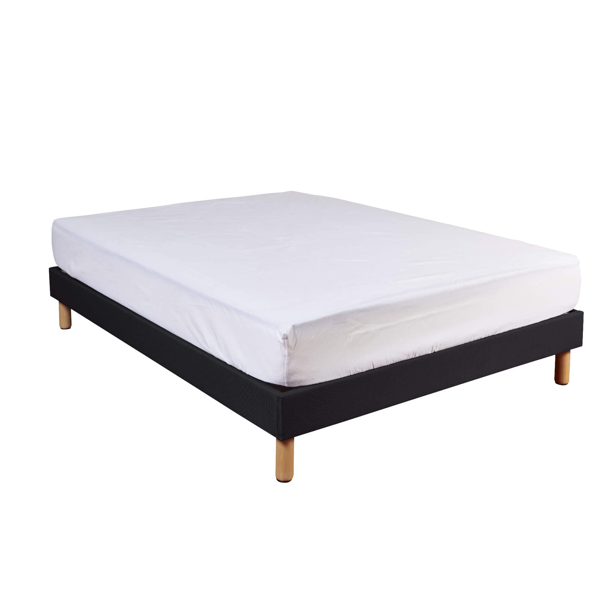 Protège Matelas Anti-acariens Microstop Molleton 100% Coton - Bonnet 30 cm 160x190