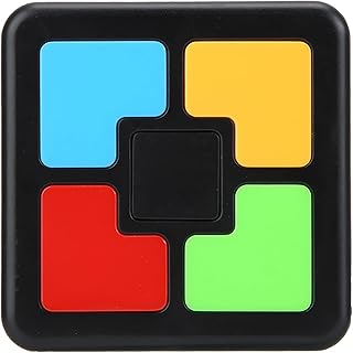 Light Up Memory Game,Handheld Electronic Memory Game with Lights and Sounds for Kids (One-Hand Memory Training Game Machine)