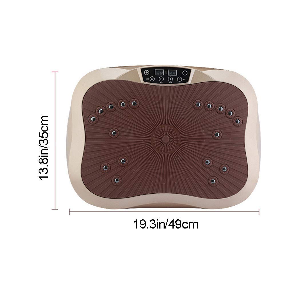 Pedane vibranti Pedana vibrante ultra sottile Power Plate Pedana vibrante per fitness Perdita di grasso e tono Facilità di conservazione Macchina per esercizi per la forma del corpo intero Perdita di