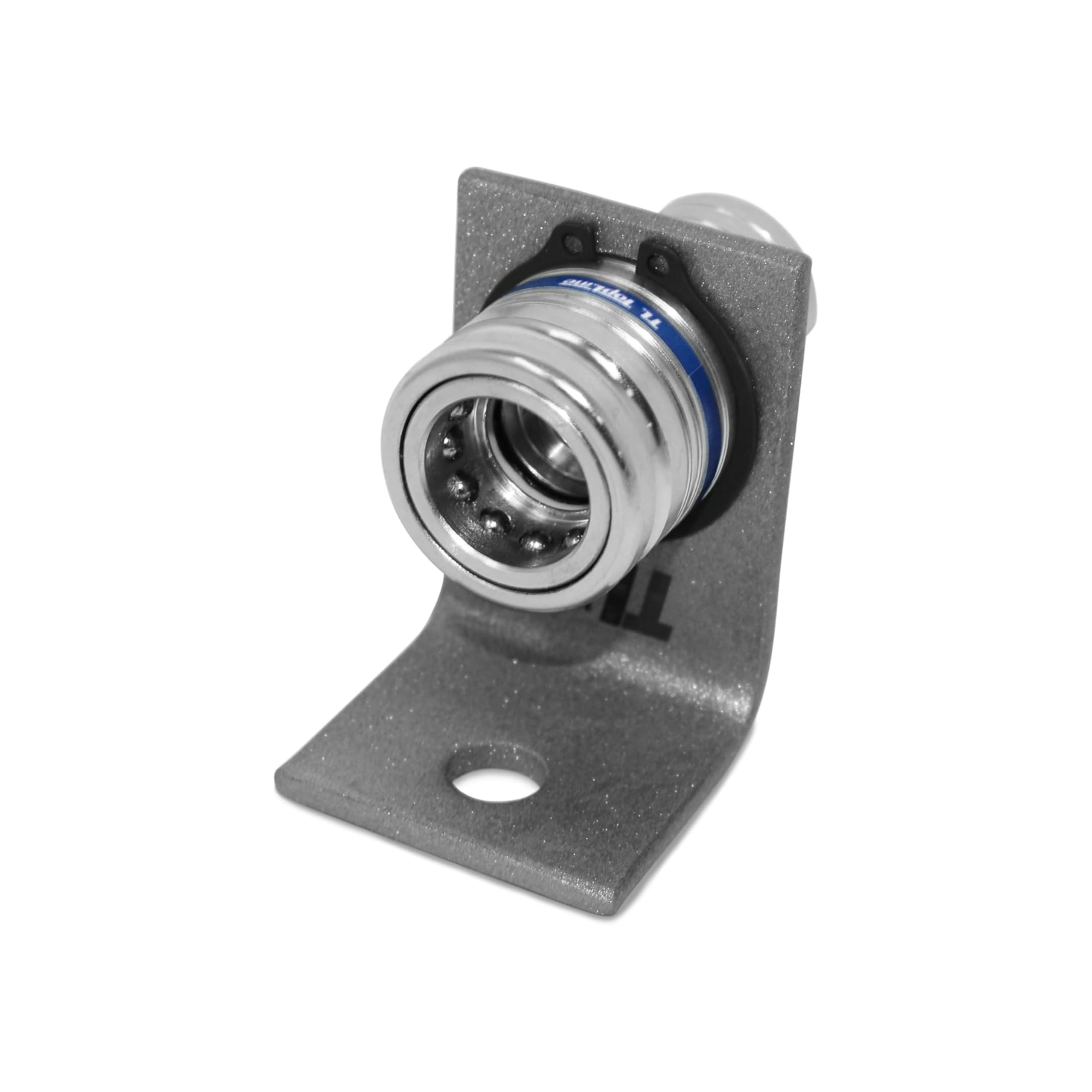 1/2" Body 5/8" SAE Thread | Agricultural Couplers Hydraulic Quick Connect with Break Away Mounting Bracket | ISO 5675 Ag Pioneer Style Couplers | Push/Pull Heavy-Duty Coupling | Model TL132B-1