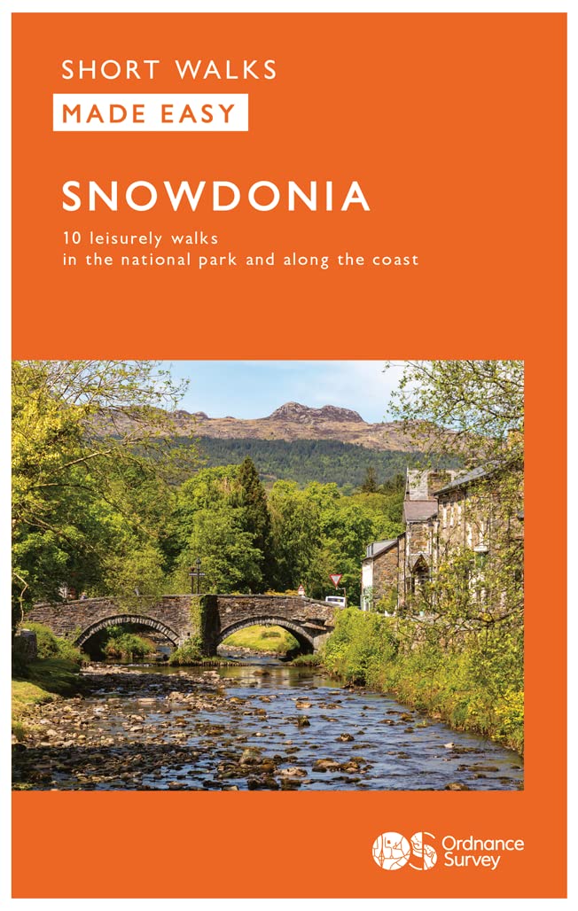 Ordnance Survey Unisex Orange Short Walks Made Easy - Snowdonia
