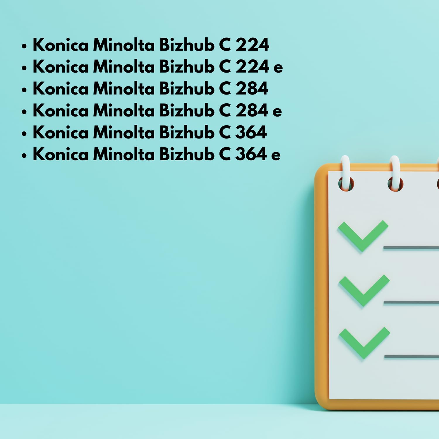EVOKE TN321 TN-321 Toner Kompatybilny z Konica Minolta C224e C284 C364e (Zestaw CMYK) 102000 Stron