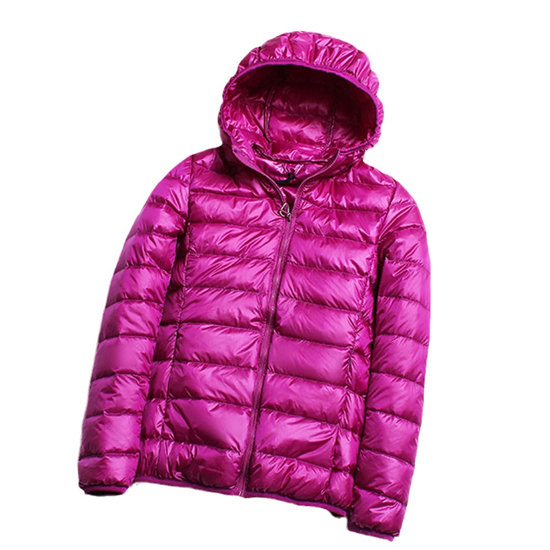 Doudoune fine en duvet de canard blanc ultra léger pour femme