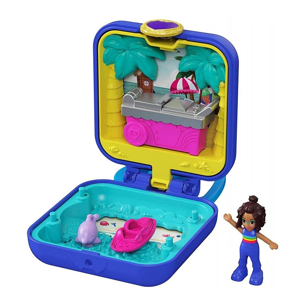 Polly Pocketshani Tropical Beach Compact With Mobile Ice Cream