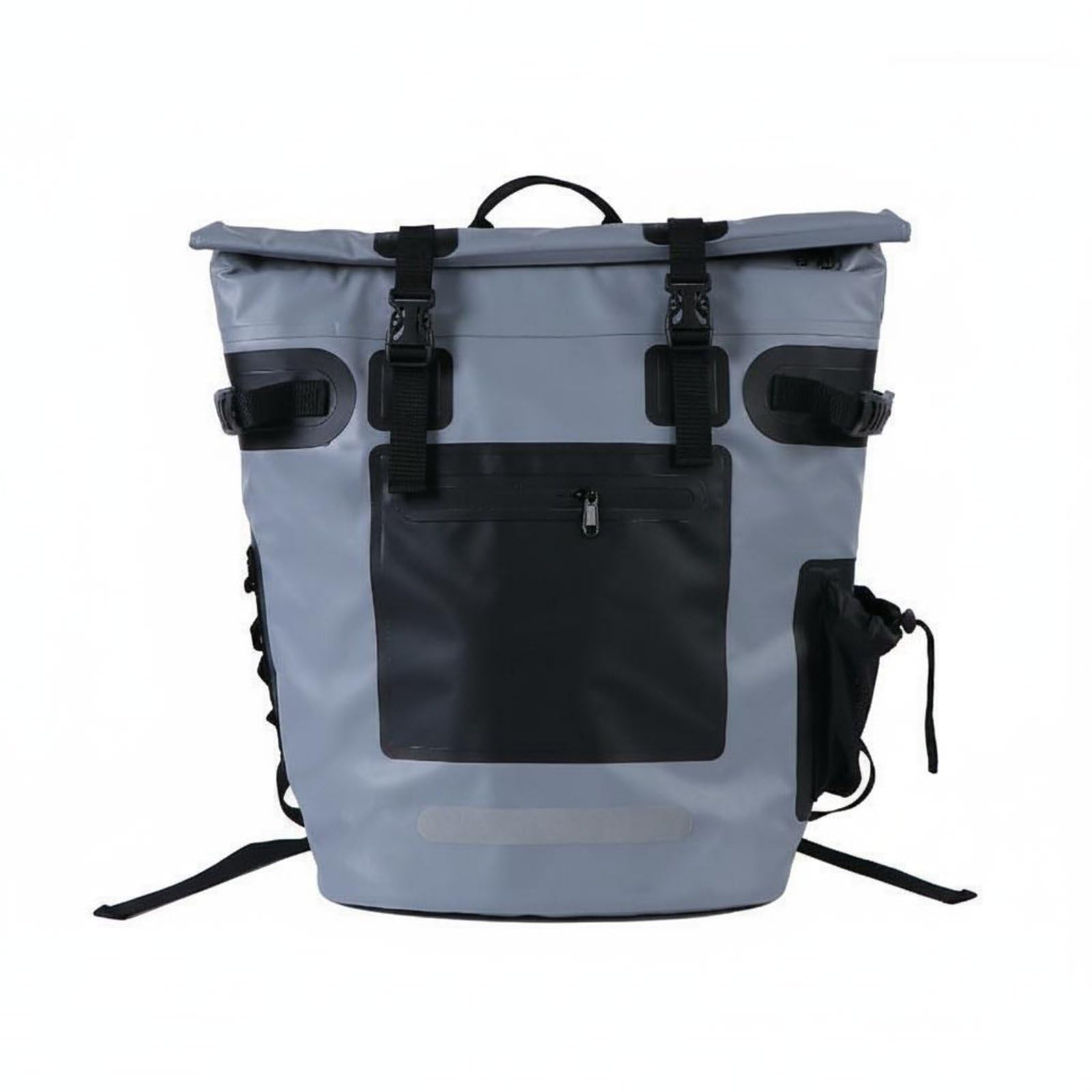 Baoblaze Outdoor Insulated Carrier Zaino Borsa Frigo Termica Impermeabile Trasporto Pasti Portatile Capacità Generosa Adatta a Picnic Campeggio Mobilità Viaggi, Grigio, Grigio, 25L