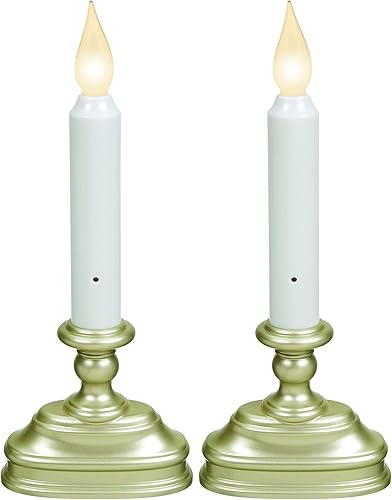 Xodus Innovations FPC1320P - Vela de ventana de 9 pulgadas con inclinación para cambiar el color de la llama y temporizador con sensor de luz del