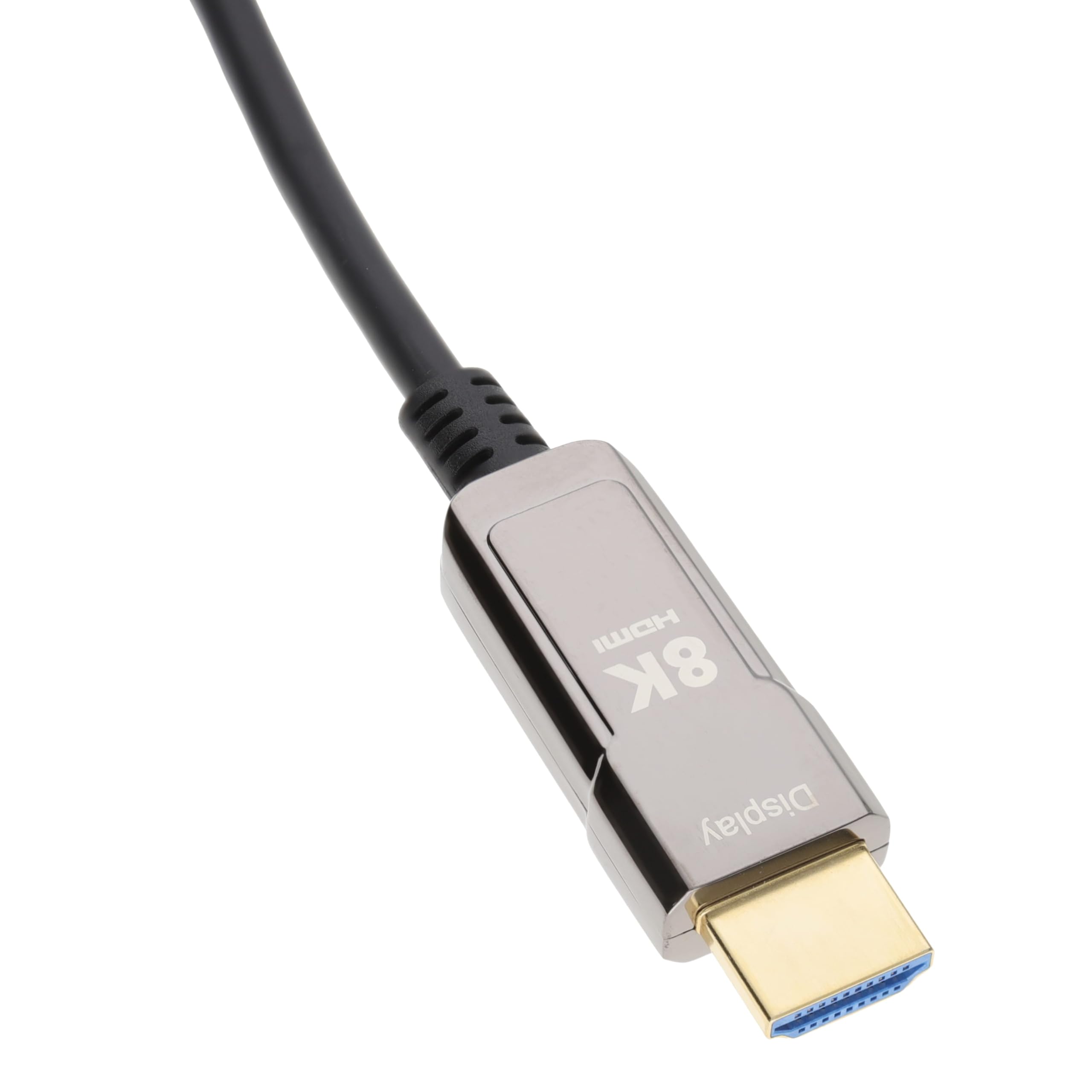 kenable Cable óptico activo 8K HDMI 2.1 AOC 48Gbps Slim HDR 8K @60Hz 4K @120Hz eARC VRR Gaming Home Cinema 30m Negro
