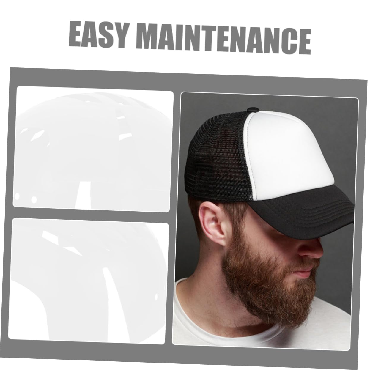 Tofficu Doublure De Casque De Plein Air Casquette Anti-heurt Dur Hommes Hardhats Sécurité Chapeau Remplacement De L'insert du Casque Doublures De Casque Plastique Blanche