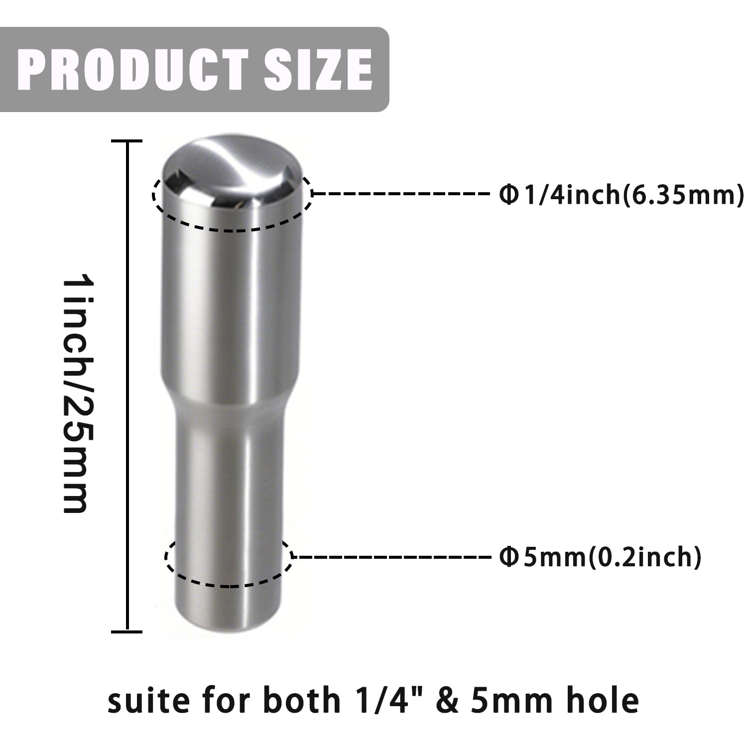 20 Pack 5mm 1/4 Inch Stainless Steel Shelf Support Pegs for Kitchen Cabinets, Adjustable Metal Pins and Clips for Bookshelves, Bookcases, Cupboards, and Glass or Wood Shelves Replacement Holders — Amazon image 2
