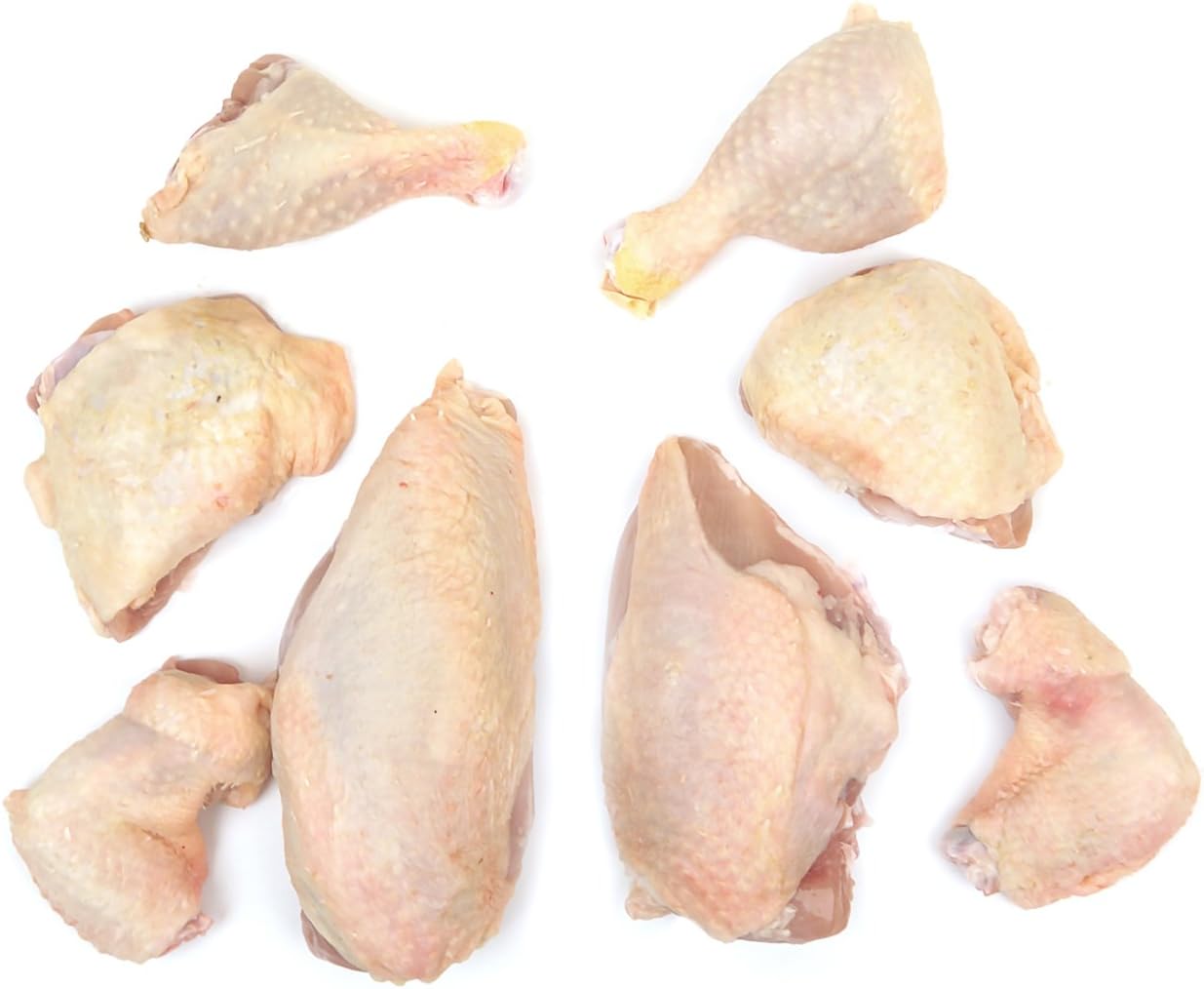 Double Certified Organic Chicken Cut in Eights (10.25-10.75 Lbs) - Glatt Kosher