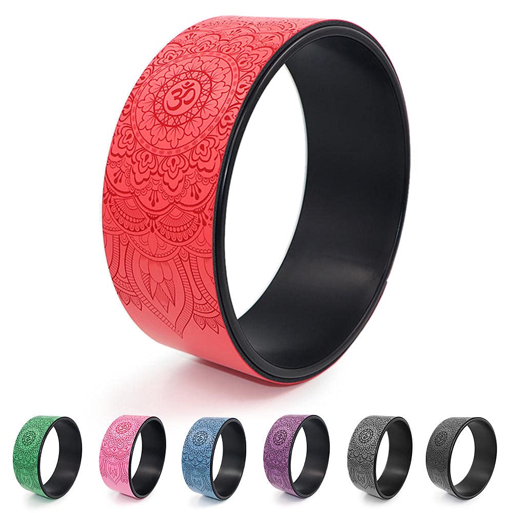 Rodillo Abdominal for Fortalecer el Torso y aliviar el Dolor de Espalda - Blue Gym Equipment,Anillos de Yoga