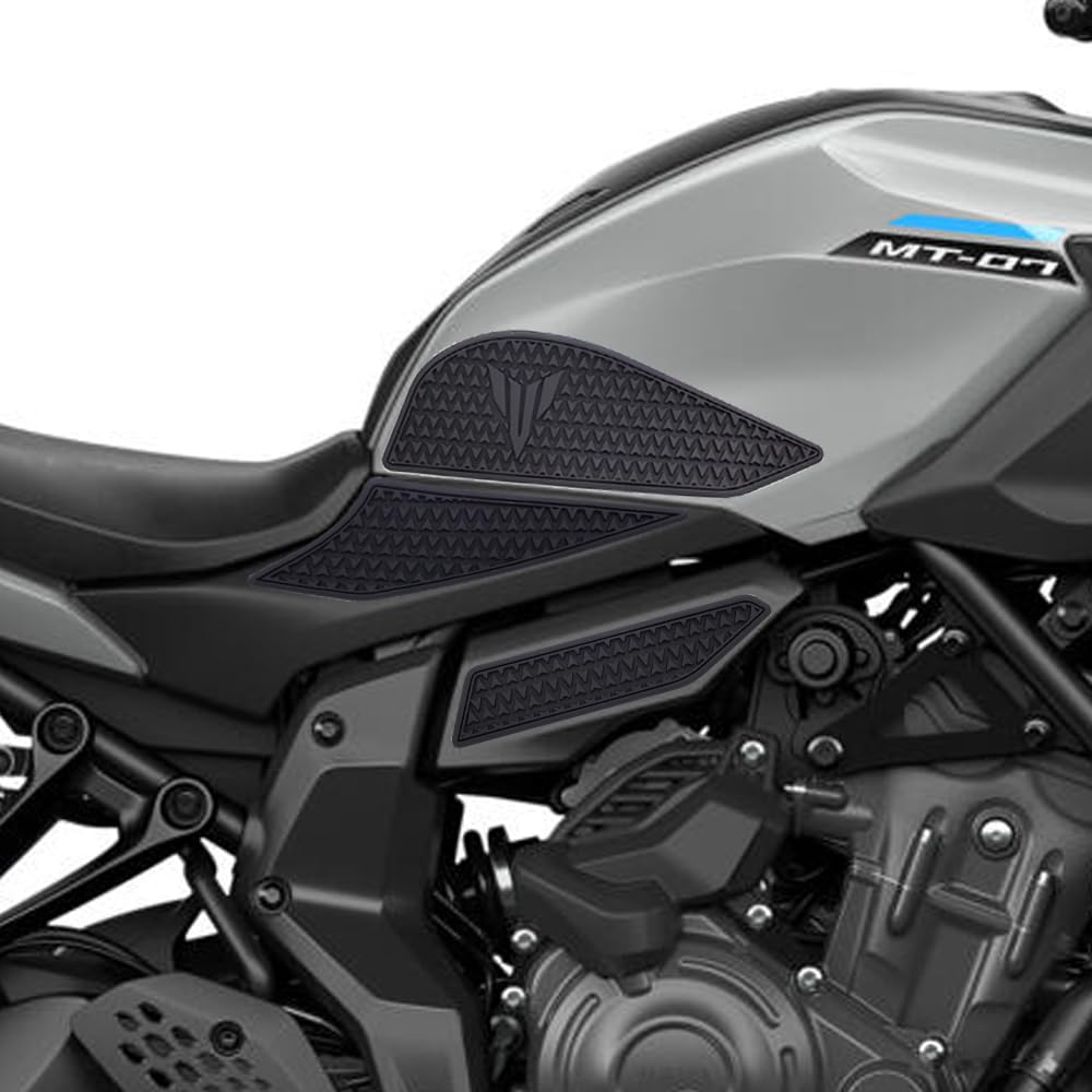 Für Yamaha MT 07 MT07 MT-07 2025 Motorrad-Tank-Tank-Traktionspad, Anti-Rutsch-Aufkleber, Gas-Kniegriffschutz