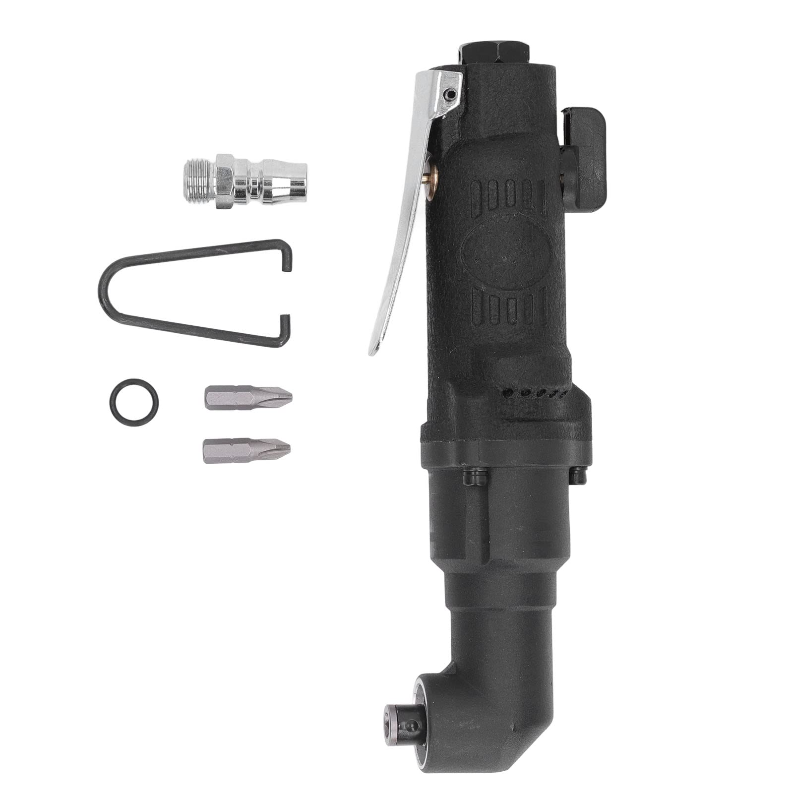 Fafeicy Fafeicy Cacciavite Pneumatico Reversibile da 90 Gradi, Struttura in Acciaio Legato, Coppia Elevata e Bassa rumorosità, Ideale per Assemblaggio e Riparazione di Mobili (Stile