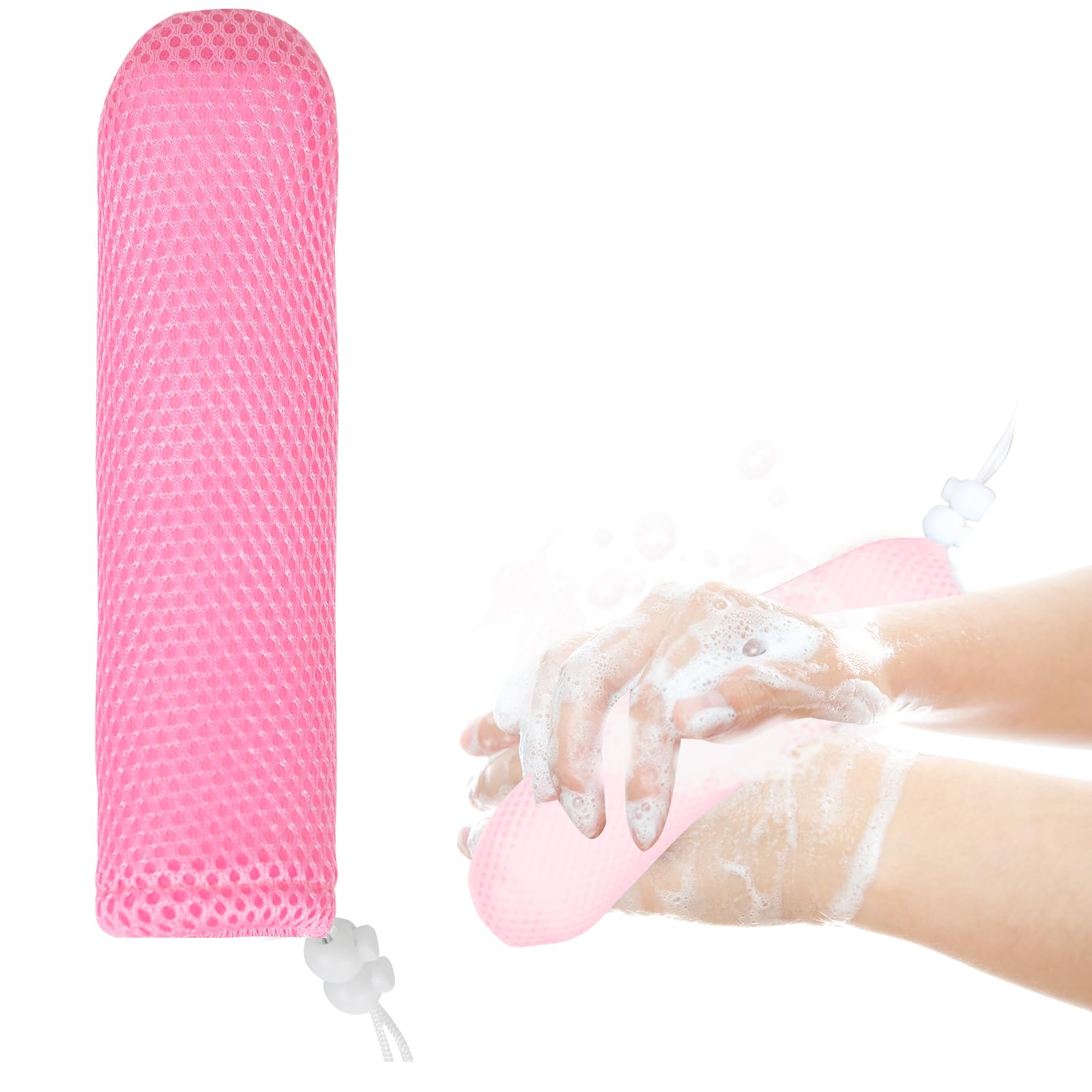 Leetye Mei Long Handle Bath Brush,Anti-Slip Curve Handled Bath Body Brush, Back Scrubber for Shower ,Easy Reach for Seniors, Suitable for Elderly/Pregnant Aid Bathing & Shower