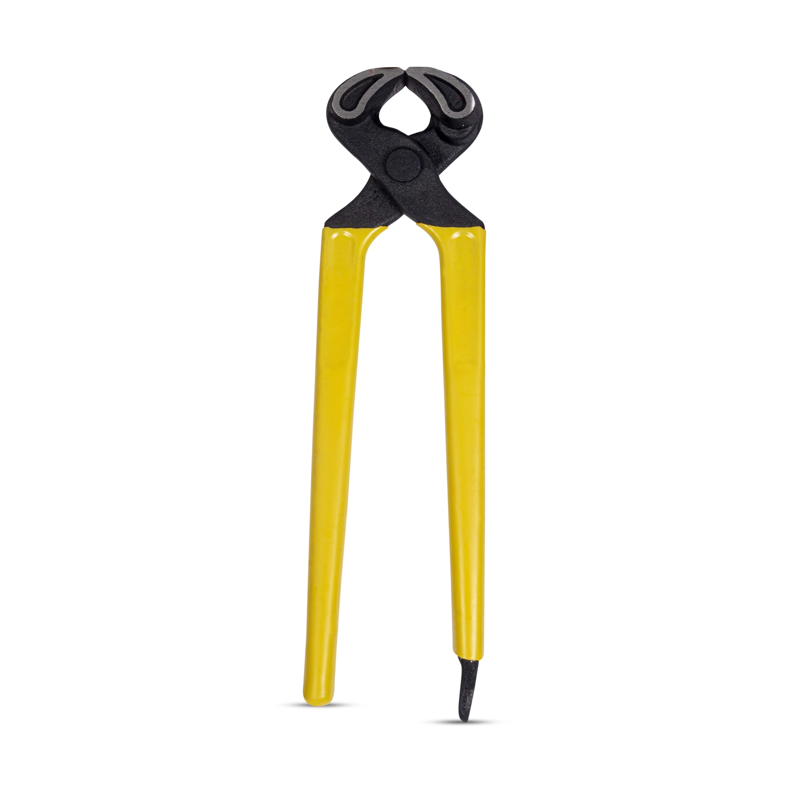 Tools Bae - Nail Puller/Nail Cutter of 8 Inch with Non Slip Rubber Grip for Removing Nails and Screws |Drop Forged and Heat Treated Nail Puller Pliers| Heavy Duty Pincer for Woodworking (Yellow)
