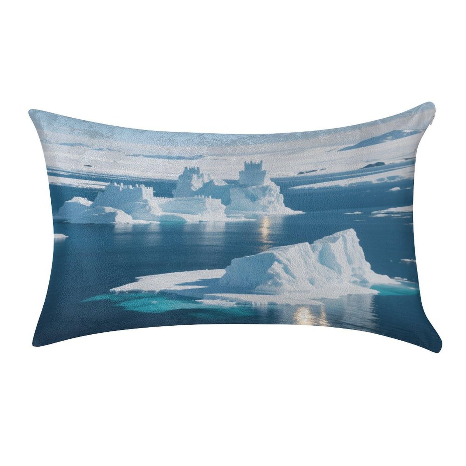 Fekiloot Style Iceberg Ocean Pillow Covers Home Decor Pillow Cases
