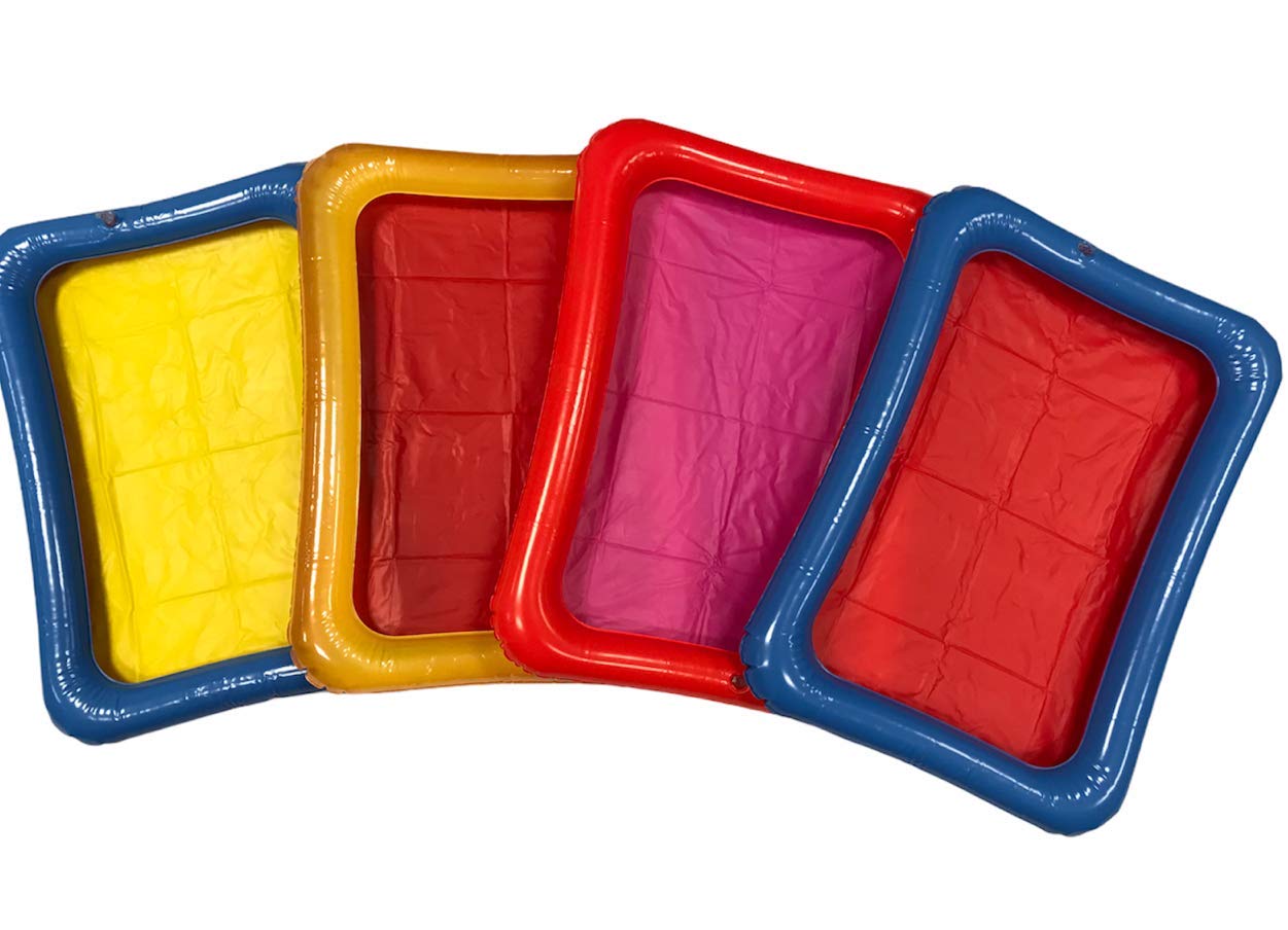 just4baby Magic Motion Moving Sand Inflatable Blow Up Play Tray NO MESS NO FUSS