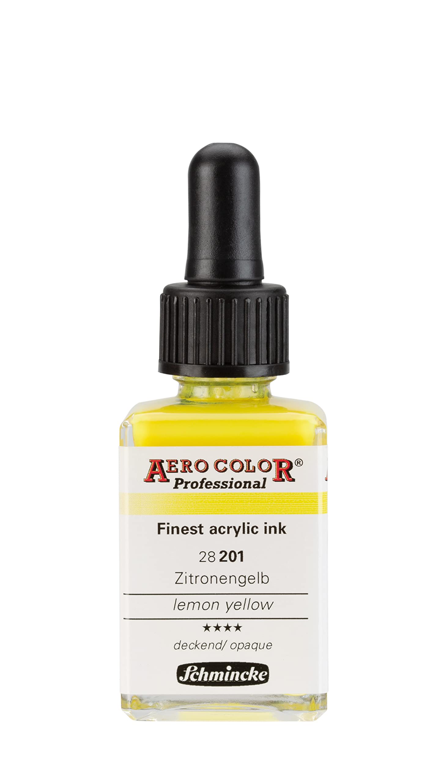 Schmincke Aero Color Professional Akrilik Airbrush Mürekkebi 28 ml 201 Lemon Yellow