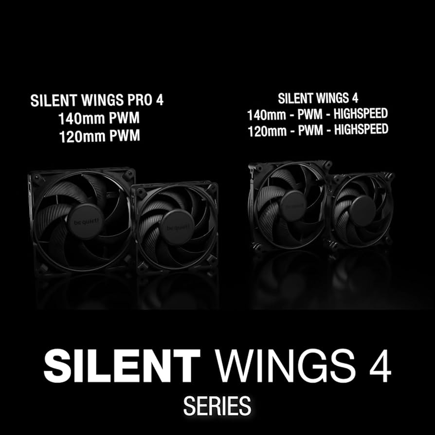 Amazon.com: be quiet! Silent Wings Pro 4 120mm PWM 3000 RPM