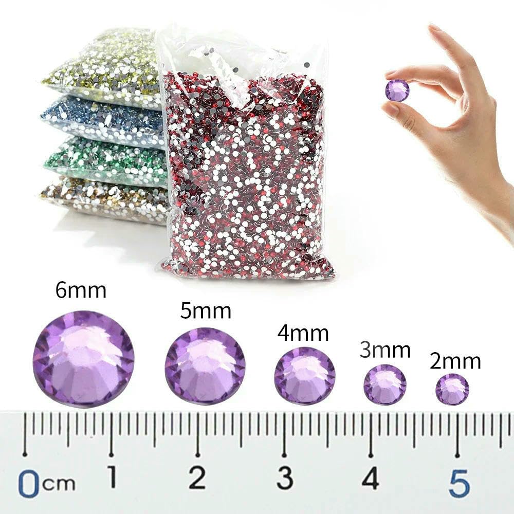 Dimensioni 2 mm, 3,0 mm, 4,0 mm, 5 mm, 6 mm Confezione grande Resina Strass non hotfix all'ingrosso Cristalli piatti Unghie fai da te Glitter Pietra Cтразы - verde scuro - 4,0 mm 5000 pezzi