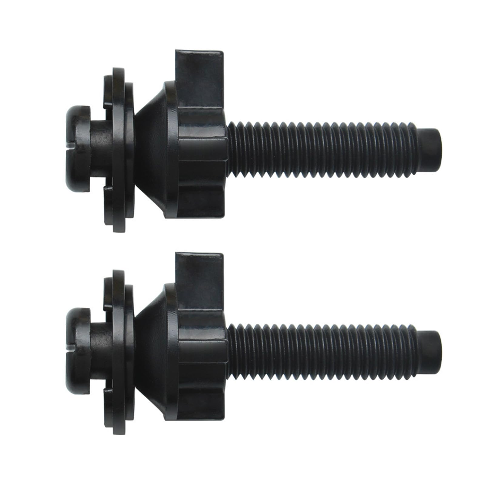 Rgybao 2Pcs Toilet Seat Mounting Hardware Toilet Cover Fixing Screw Bolts With Nut And Washers Parts Enduring Bolts With Nut And Washers Parts